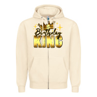 Sandshell birthday king Zipper Hoodie - RanaPortraitStore