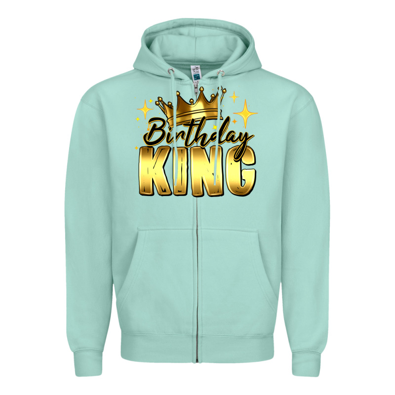 Birthday King Zipper Hoodie by RanaPortraitStore | Teevron