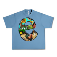 Pebble Blue farm life alphabet lowercase letters e Urban Heavy Tee - BundleAndBundleShop