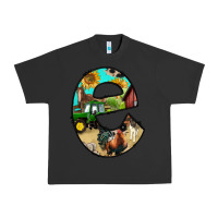 Pigment Black farm life alphabet lowercase letters e Urban Heavy Tee - BundleAndBundleShop