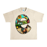 Sandshell farm life alphabet lowercase letters e Urban Heavy Tee - BundleAndBundleShop