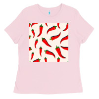 Bubblegum Pink mexico seamless pattern Ladies Tee - FaDigitalArtStudio