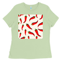 Matcha mexico seamless pattern Ladies Tee - FaDigitalArtStudio