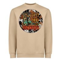 Mushroom Christmas Cowboy Boots Heavyweight Sweatshirt - RanaPortraitStore