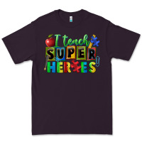 Plum I teach super heroes Premium Tee - FaDigitalArtStudio
