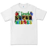White I teach super heroes Premium Tee - FaDigitalArtStudio