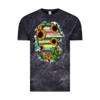 Cloud Black Coahuila State Of Mexico Map Vintage Tee - RanaPortraitStore