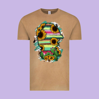Coahuila State Of Mexico Map Vintage Tee Designed By Ranaportraitstore