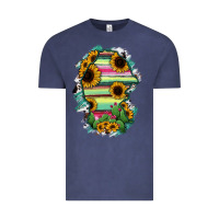 Vintage Denim Coahuila State Of Mexico Map Vintage Tee - RanaPortraitStore