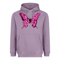 Lavender floral pink butterfly Heavyweight Hoodie - Jasminsmagicworld