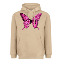 Mushroom floral pink butterfly Heavyweight Hoodie - Jasminsmagicworld