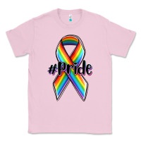 Bubblegum Pink pride lgbtq awareness ribbon Classic Tee - OliviaCreatesArt