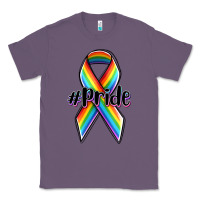 Lavender pride lgbtq awareness ribbon Classic Tee - OliviaCreatesArt