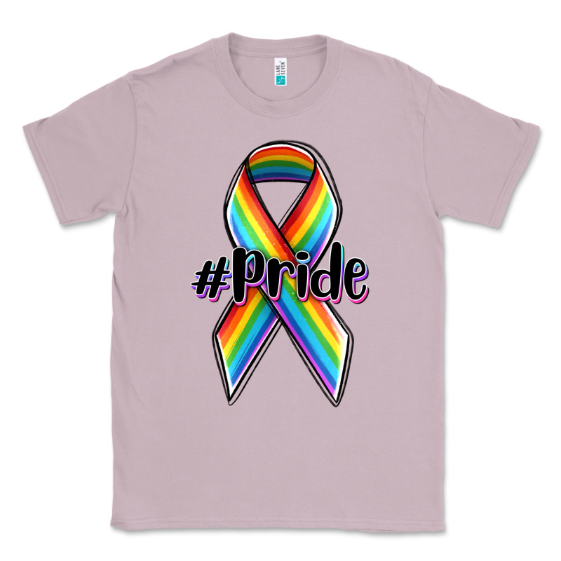 Pride Lgbtq Awareness Ribbon Classic Tee by OliviaCreatesArt | Teevron