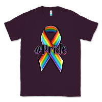 Plum pride lgbtq awareness ribbon Classic Tee - OliviaCreatesArt