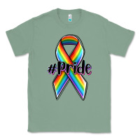 Sage pride lgbtq awareness ribbon Classic Tee - OliviaCreatesArt
