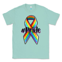 Seafoam pride lgbtq awareness ribbon Classic Tee - OliviaCreatesArt
