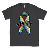 Smoke pride lgbtq awareness ribbon Classic Tee - OliviaCreatesArt