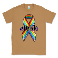Toasted Coconut pride lgbtq awareness ribbon Classic Tee - OliviaCreatesArt