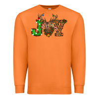 Carrot Christmas Joy Reindeer Premium Sweatshirt - RanaPortraitStore