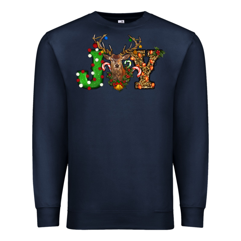 Christmas Joy Reindeer Premium Sweatshirt by RanaPortraitStore | Teevron