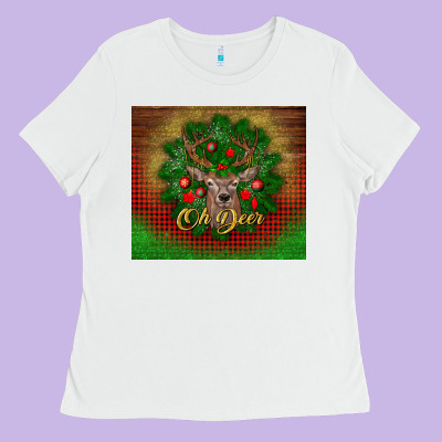 Oh Deer Ladies Tee Designed By Bundleandbundleshop