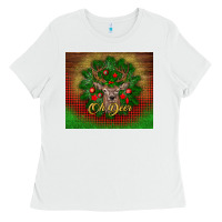 White oh deer Ladies Tee - BundleAndBundleShop