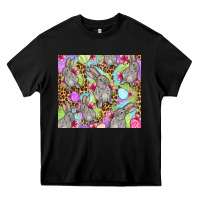 Black Easter bunnys eggs Heavy Core Tee - OliviaCreatesArt