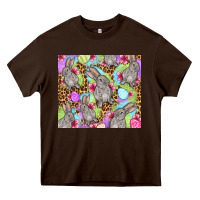Chocolate Brown Easter bunnys eggs Heavy Core Tee - OliviaCreatesArt