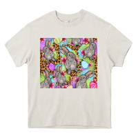 Cream Easter bunnys eggs Heavy Core Tee - OliviaCreatesArt