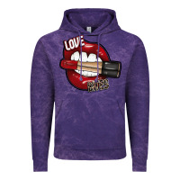 Cloud Purple Love Bites Vintage Hoodie - SublimationCraftShop