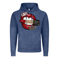 Vintage Denim Love Bites Vintage Hoodie - SublimationCraftShop