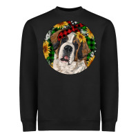 Black Christmas St. Bernard Heavyweight Sweatshirt - RanaPortraitStore
