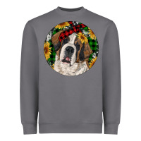 Storm Christmas St. Bernard Heavyweight Sweatshirt - RanaPortraitStore
