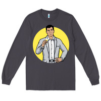 Smoke sterling archer Long Sleeve Tee - DesigneFamous
