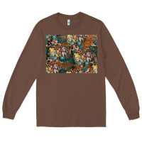 Chestnut easter pattern Long Sleeve Tee - CowhideDigitalArt