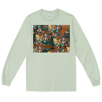 Matcha easter pattern Long Sleeve Tee - CowhideDigitalArt