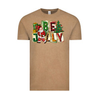 Vintage Coffee be jolly santa christmas Vintage Tee - FaDigitalArtStudio