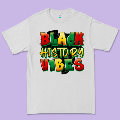 Black History Vibes Premium Tee Designed By Fadigitalartstudio