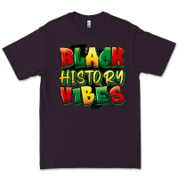 Plum black history vibes Premium Tee - FaDigitalArtStudio