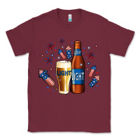 Burgundy Just Here For The Light Classic Tee - Jasminsmagicworld