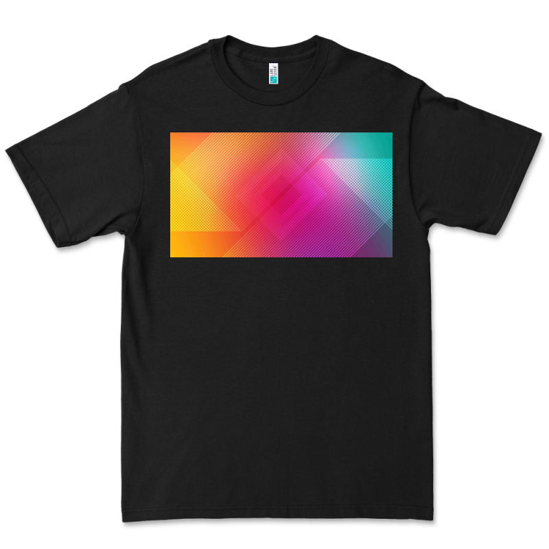Multicolor Abstract Lines Premium Tee by chombo | Teevron