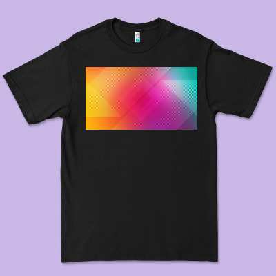 Multicolor Abstract Lines Premium Tee Designed By Chombo