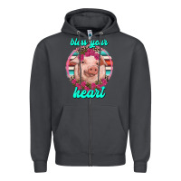 Smoke bless your heart pig Zipper Hoodie - RanaPortraitStore