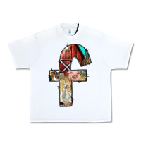 White farm life alphabet lowercase letters f Urban Heavy Tee - BundleAndBundleShop