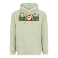 Matcha western corgi dog Heavyweight Hoodie - Jasminsmagicworld
