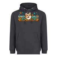 Smoke western corgi dog Heavyweight Hoodie - Jasminsmagicworld