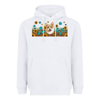 White western corgi dog Heavyweight Hoodie - Jasminsmagicworld