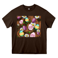 Chocolate Brown Easter rabbit eggs Heavy Core Tee - OliviaCreatesArt