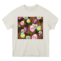 Cream Easter rabbit eggs Heavy Core Tee - OliviaCreatesArt